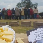 degustación de quesos del establecimiento la oportunidad en Cardal Florida campo uruguayo